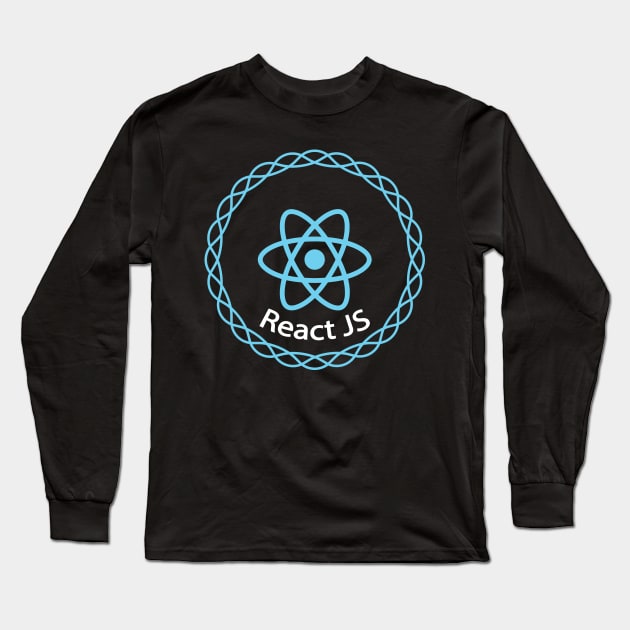 React JS Vintage Long Sleeve T-Shirt by mangobanana